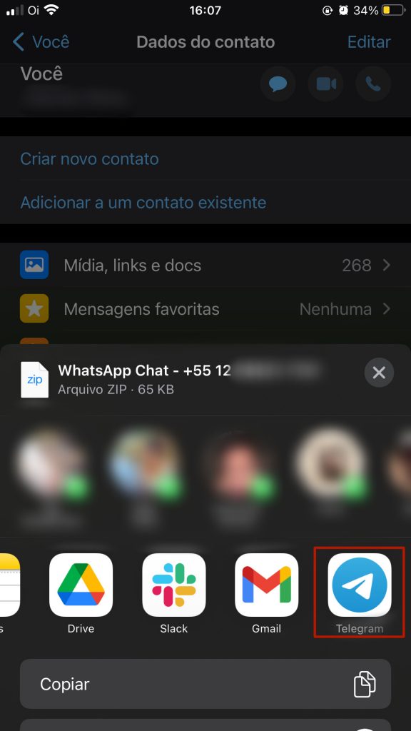 25CD2EC1 AE6A 4726 BE82 0EB99870B988 576x1024 - Como transferir as conversas do WhatsApp para o Telegram